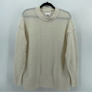 Aerie Crewneck Sweatshirt Cream Beige Super Soft XXS